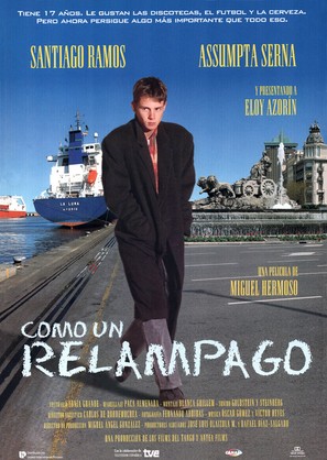 Como un rel&aacute;mpago - Spanish Movie Poster (thumbnail)