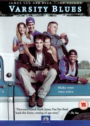 Varsity Blues - British DVD movie cover (thumbnail)