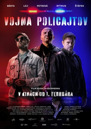 Vojna policajtov - Slovak Movie Poster (thumbnail)