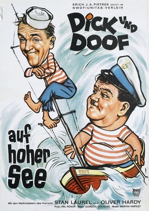 Saps at Sea - German Movie Poster (thumbnail)