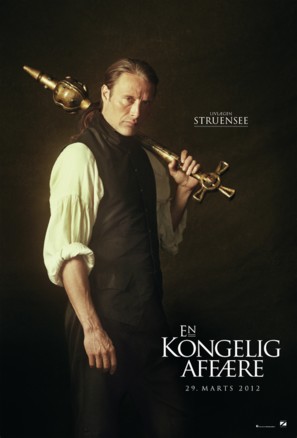 En kongelig aff&aelig;re - Danish Movie Poster (thumbnail)