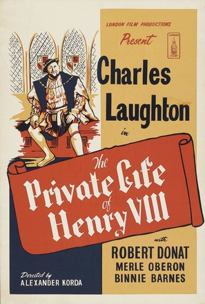 The Private Life of Henry VIII. - British Re-release movie poster (thumbnail)