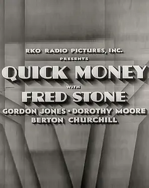 Quick Money Poster