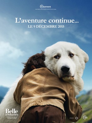 Belle et S&eacute;bastien, l&#039;aventure continue - French Movie Poster (thumbnail)