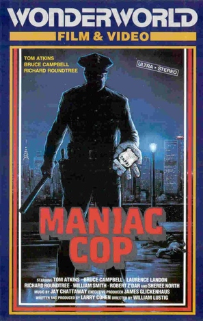 Maniac Cop - German VHS movie cover (thumbnail)