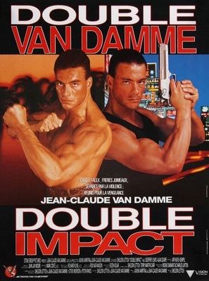 Double Impact - French Movie Poster (thumbnail)