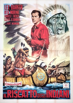 The Deerslayer - Italian Movie Poster (thumbnail)