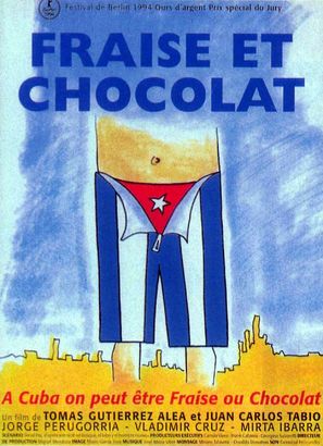 Fresa y chocolate - French Movie Poster (thumbnail)