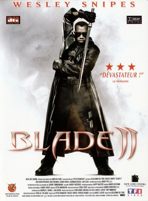 Blade 2 - French DVD movie cover (thumbnail)