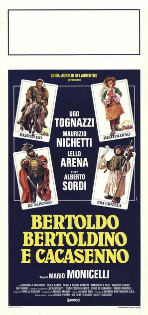 Bertoldo, Bertoldino e... Cacasenno - Italian Theatrical movie poster (thumbnail)