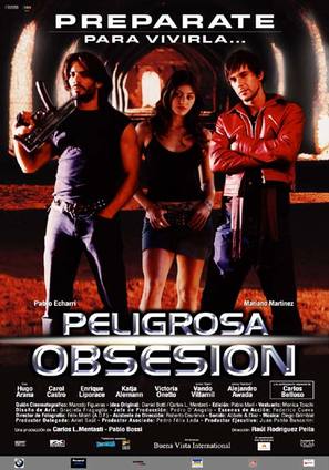 Peligrosa obsesi&oacute;n - Argentinian Movie Poster (thumbnail)