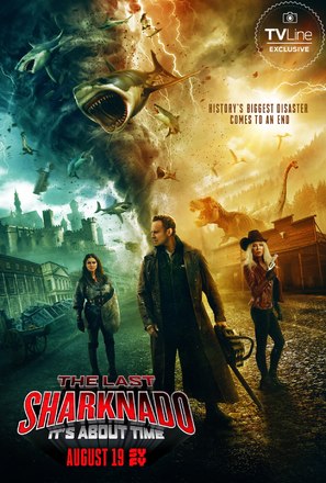 The Last Sharknado: It&#039;s About Time - Movie Poster (thumbnail)