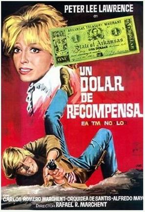 Un d&oacute;lar de recompensa - Spanish Movie Poster (thumbnail)