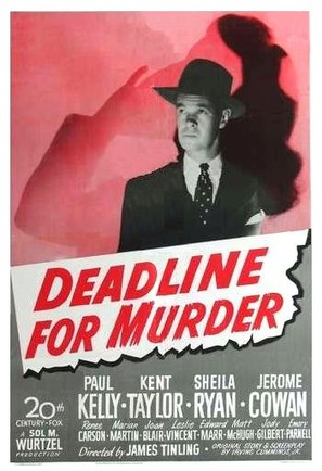 Deadline for Murder - Movie Poster (thumbnail)