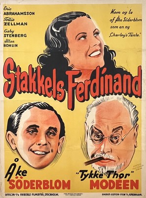 Stackars Ferdinand - Danish Movie Poster (thumbnail)