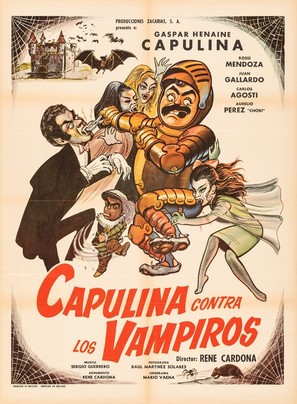 Capulina contra los vampiros - Mexican Movie Poster (thumbnail)