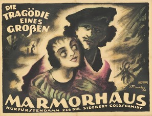 Die Trag&ouml;die eines Gro&szlig;en - German Movie Poster (thumbnail)