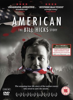 American: The Bill Hicks Story - British DVD movie cover (thumbnail)