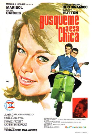 B&uacute;squeme a esa chica - Spanish Movie Poster (thumbnail)