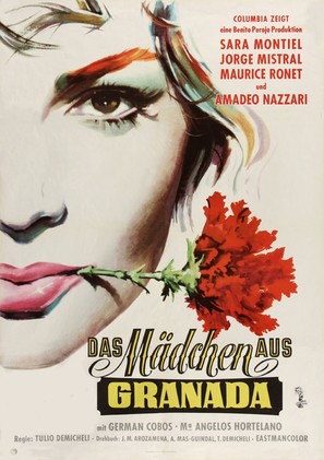 Carmen la de Ronda - German Movie Poster (thumbnail)