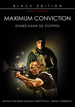 Maximum Conviction - German DVD movie cover (thumbnail)