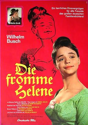 Die fromme Helene - German Movie Poster (thumbnail)