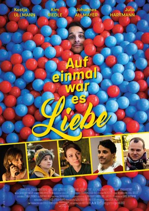 Auf einmal war es Liebe - German Movie Poster (thumbnail)