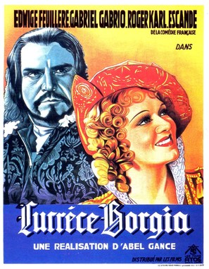 Lucr&egrave;ce Borgia - French Movie Poster (thumbnail)