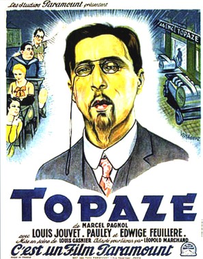 Topaze - French Movie Poster (thumbnail)