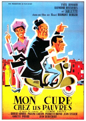 Mon cur&eacute; chez les pauvres - French Movie Poster (thumbnail)