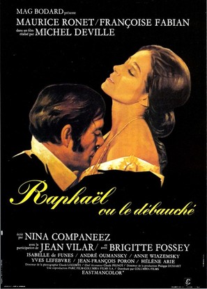 Rapha&euml;l ou le d&eacute;bauch&eacute; - French Movie Poster (thumbnail)