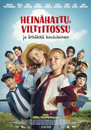 Hein&auml;hattu, Vilttitossu ja &auml;rh&auml;kk&auml; koululainen - Finnish Movie Poster (thumbnail)