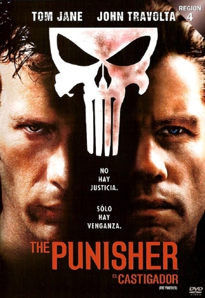 The Punisher - Argentinian DVD movie cover (thumbnail)
