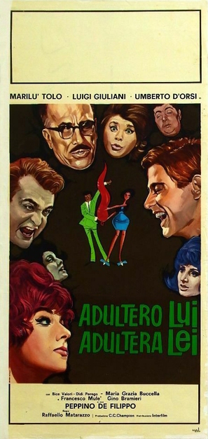 Adultero lui, adultera lei - Italian Movie Poster (thumbnail)