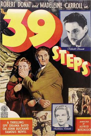 The 39 Steps - British Movie Poster (thumbnail)