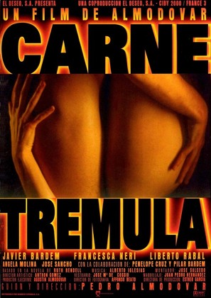 Carne tr&eacute;mula - Spanish Movie Poster (thumbnail)