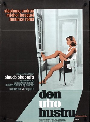 La femme infid&egrave;le - Danish Movie Poster (thumbnail)