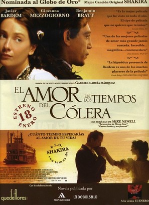 Love in the Time of Cholera - Spanish Movie Poster (thumbnail)