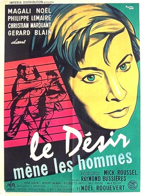 Le d&eacute;sir m&egrave;ne les hommes - French Movie Poster (thumbnail)