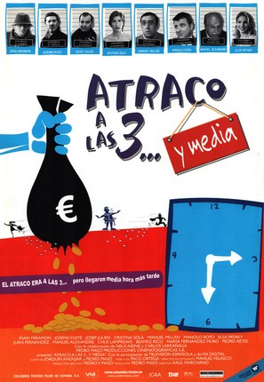 Atraco a las 3... y media - Spanish Movie Poster (thumbnail)