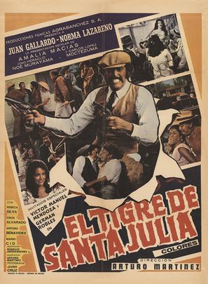 El tigre de Santa Julia - Mexican Movie Poster (thumbnail)