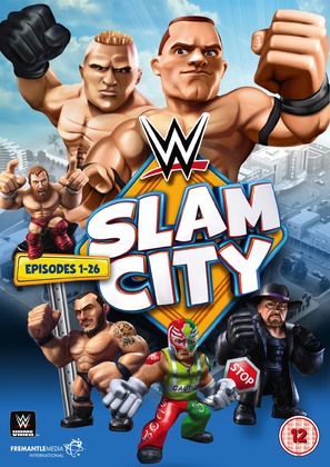 &quot;WWE Slam City&quot; - British Movie Cover (thumbnail)