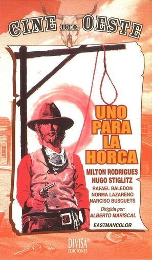 Uno para la horca - Spanish VHS movie cover (thumbnail)
