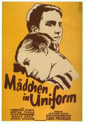 M&auml;dchen in Uniform - German Movie Poster (thumbnail)