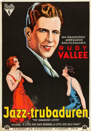 The Vagabond Lover - Swedish Movie Poster (thumbnail)
