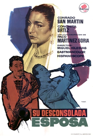 Su desconsolada esposa - Spanish Movie Poster (thumbnail)