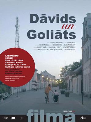Davids un Goliats - Latvian Movie Poster (thumbnail)
