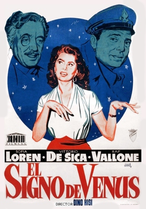 Il segno di Venere - Spanish Movie Poster (thumbnail)