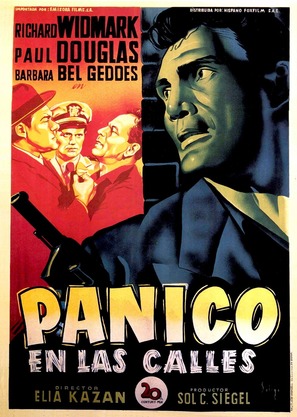 Panic in the Streets - Spanish Movie Poster (thumbnail)