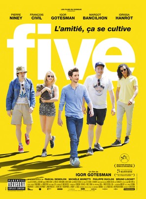Five - French Movie Poster (thumbnail)
